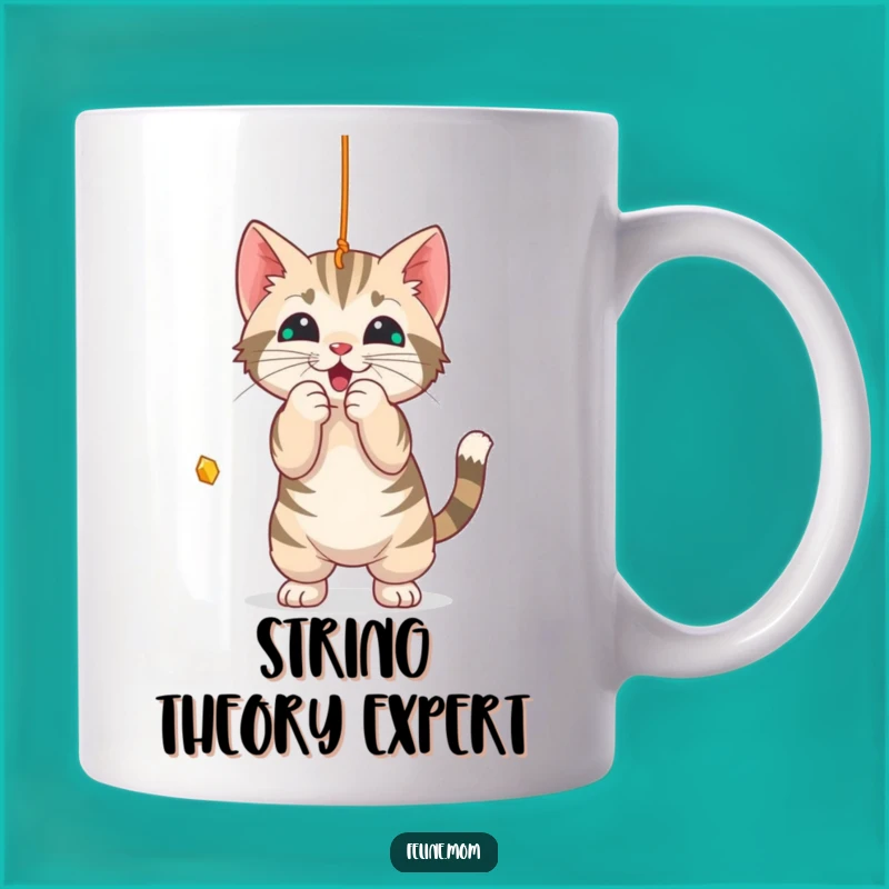 Funny Tabby Cat Mug: Playful Pounces for Coffee Lovers