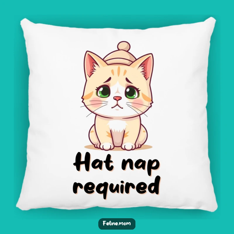Funny Confused Cat Pillow: Cozy Comfort with a Quirky Twist