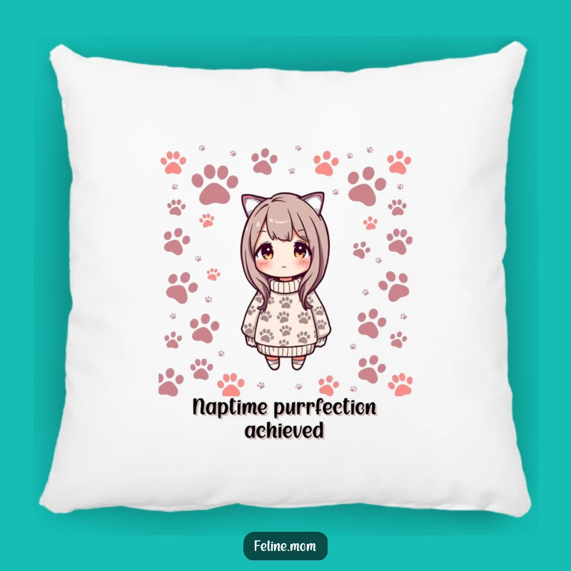 Funny Cat Paw Sweater Pillow - Cozy Accent, Perfect Funny Gift