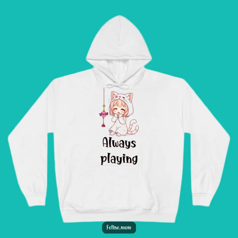 Funny Cat Woman Hoodie - Cozy & Playful Gift for Ultimate Comfort!