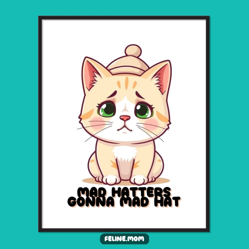 Free Printable Confused Cat Wall Art: Funny Downloadable Decor for Any Room