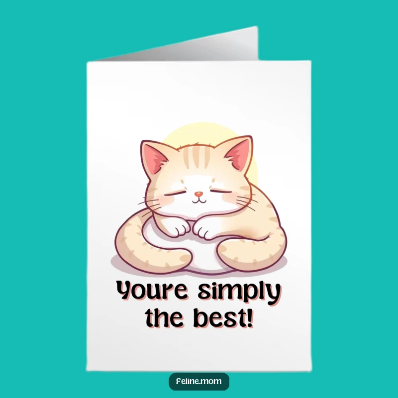 Free Printable Cat Congratulations Card: Funny Relaxing Downloadable Gift