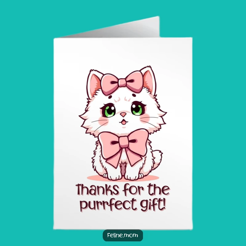 Free Printable Thank You Card: Surprised Cat - Heartfelt Downloadable Gift