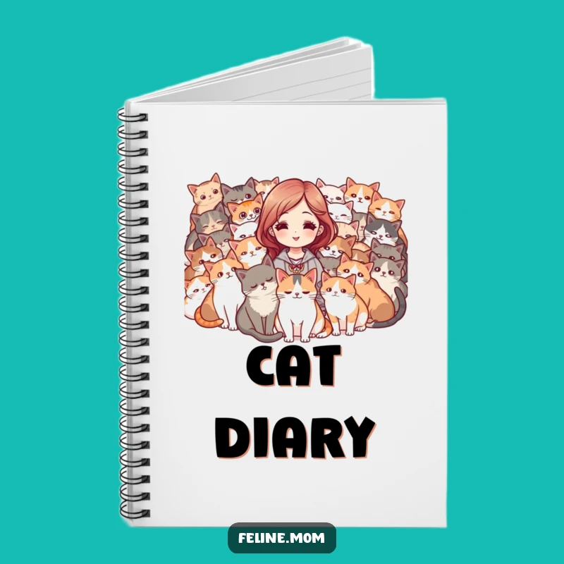 Funny Cat Mob Notebook - Jot Down Ideas with Feline Flair!
