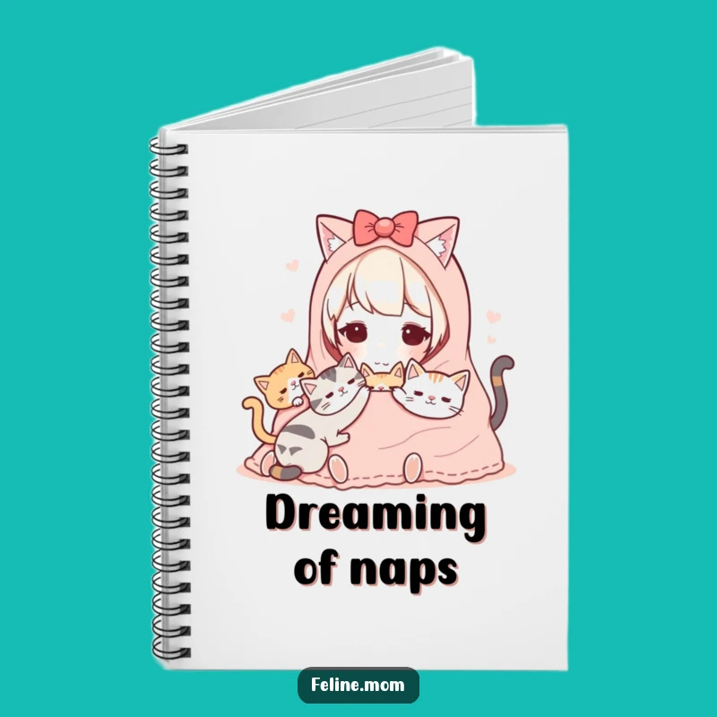 Funny Kawaii Cat Lady Notebook: Cozy Cats, Warmth, Great Funny Gift