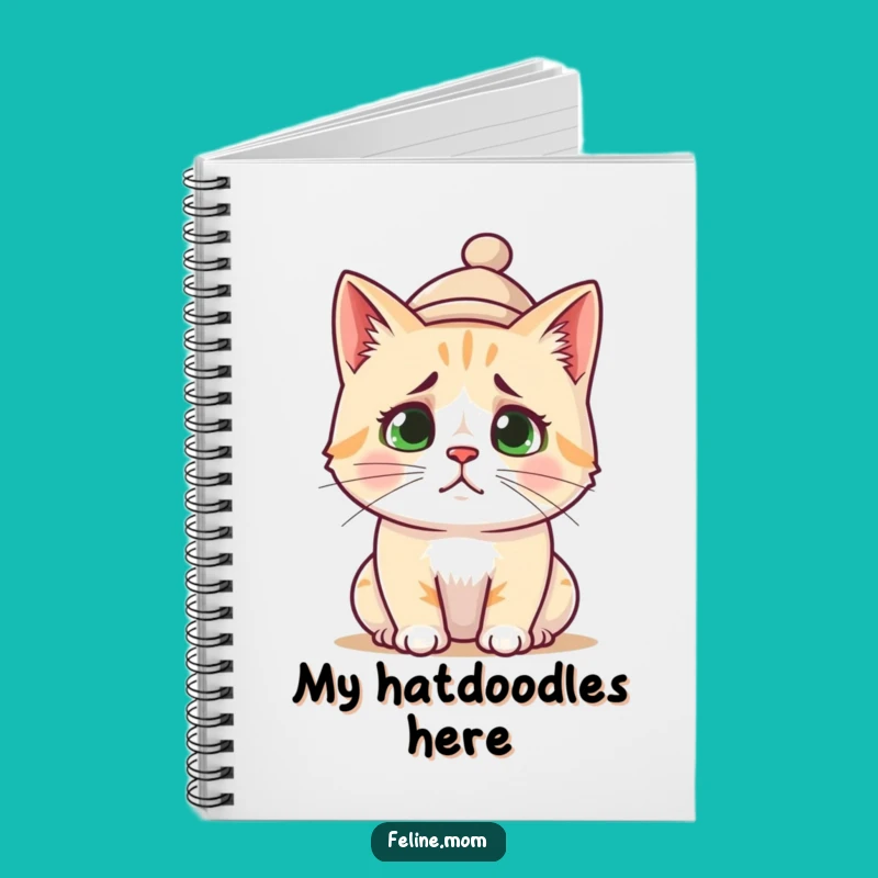Funny Confused Cat Notebook: Jot Down Your Puzzling Thoughts